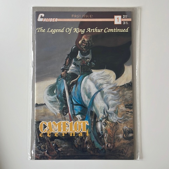 Camelot Eternal # 1 Caliber Comics 1990 King Arthur Vintage Comic Book - Picture 1 of 2